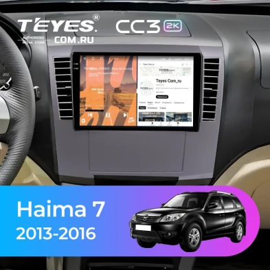 Штатная магнитола Teyes CC3 2K 360 6/128 Haima 7 (2013-2016)
