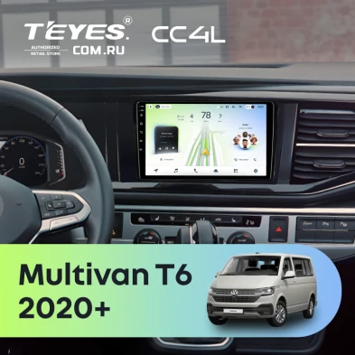 Штатная магнитола Teyes CC4L 6/64 Volkswagen Multivan (T6) 2020+