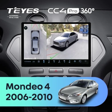 Штатная магнитола Teyes CC4 Pro 360 12/256 Ford Mondeo 4 (2006-2010) (11")
