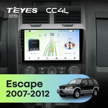 Штатная магнитола Teyes CC4L 6/64 Ford Escape (2007-2012) F2