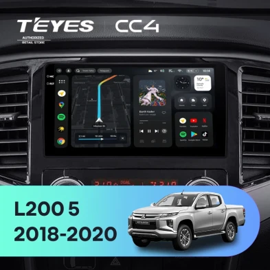 Штатная магнитола Teyes CC4 8/128 Mitsubishi L200 5 (2018-2020) F1