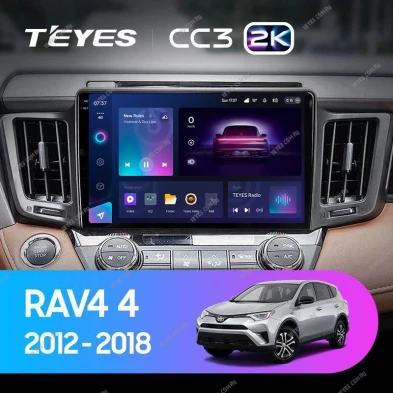 Штатная магнитола Teyes CC3 2K 6/128 Toyota RAV4 (2012-2018)