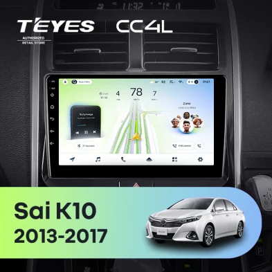 Штатная магнитола Teyes CC4L 6/64 Toyota Sai K10 (2013-2017)