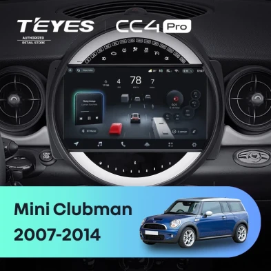 Штатная магнитола Teyes CC4 Pro 12/256 Mini Clubman 1 R55 (2007-2014) F1