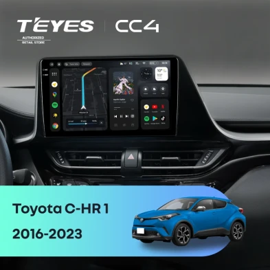 Штатная магнитола Teyes CC4 6/64 Toyota C-HR 1 (2016-2023) F1