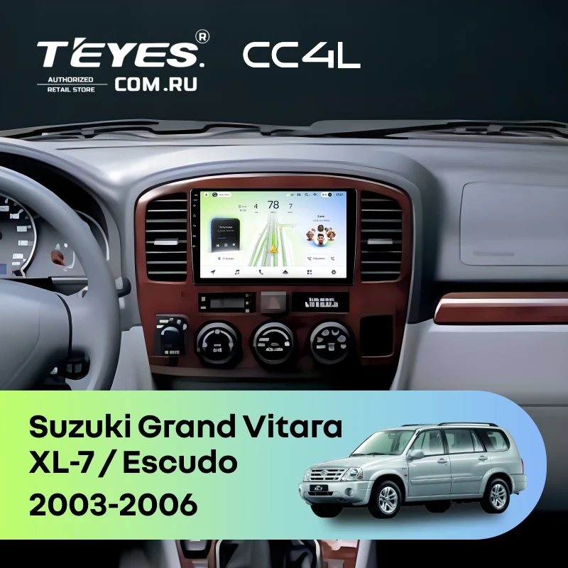 Штатная магнитола Teyes CC4L 4/64 Suzuki Escudo (2003-2006)