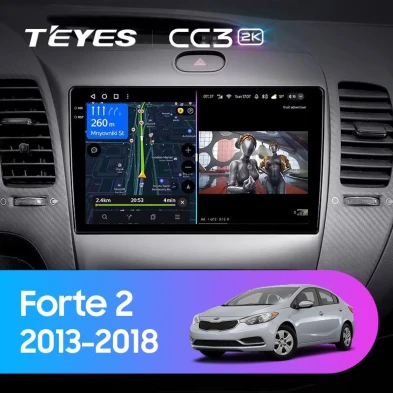 Штатная магнитола Teyes CC3 2K 4/32 Kia Forte 2 (2013-2018) F3