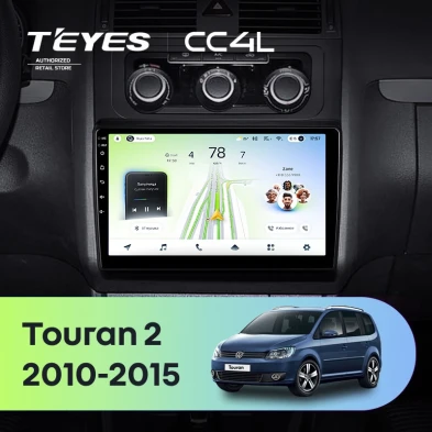 Штатная магнитола Teyes CC4L 6/64 Volkswagen Touran 2 1T (2010-2015)