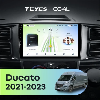 Штатная магнитола Teyes CC4L 6/64 Fiat Ducato Van L3H2 (2021-2023)