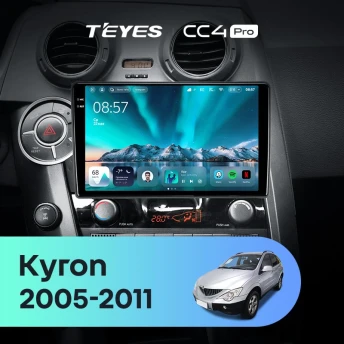 Штатная магнитола Teyes CC4 Pro 8/128 SsangYong Kyron (2005-2011)