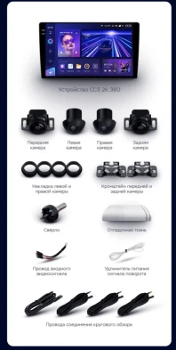 Штатная магнитола Teyes CC3 2K 360 6/128 Honda City 4 (2002-2008)