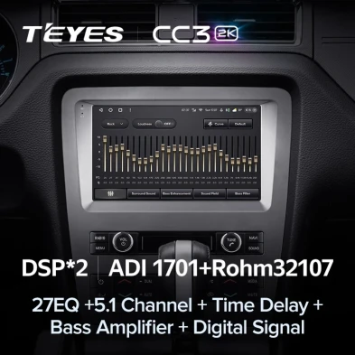 Штатная магнитола Teyes CC3 2K 6/128 Ford Mustang 5 S-197 (2009-2014) F2