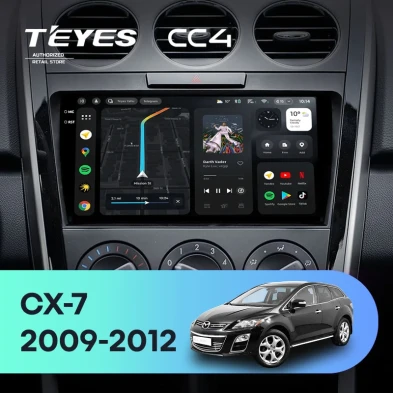 Штатная магнитола Teyes CC4 8/128 Mazda CX7 CX-7 CX 7 ER (2009-2012)