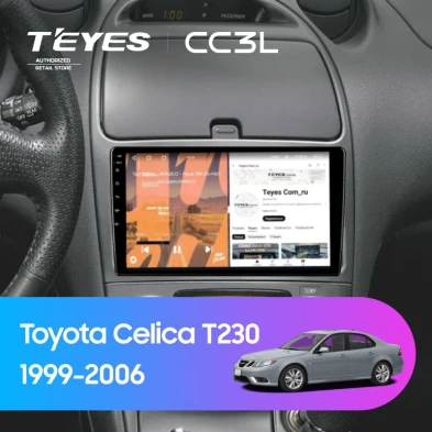 Штатная магнитола Teyes CC3L 4/32 Toyota Celica T230 (1999-2006)