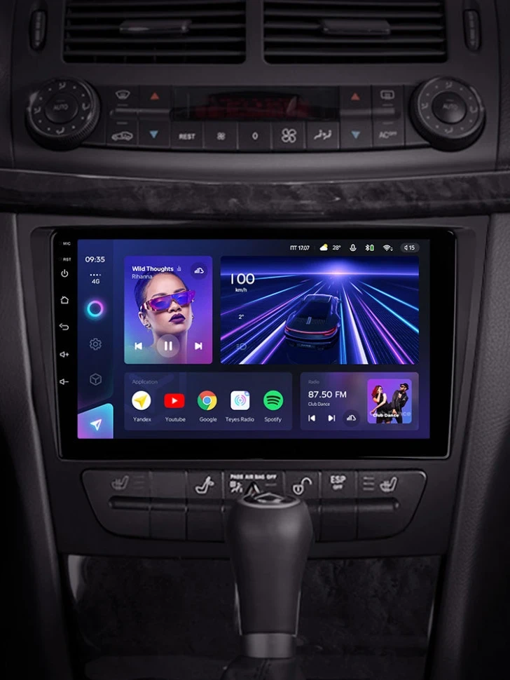 Штатная магнитола Teyes CC3 4/32 Mercedes-Benz E-Class S211 W211 CLS-Class C219 (2002-2010)