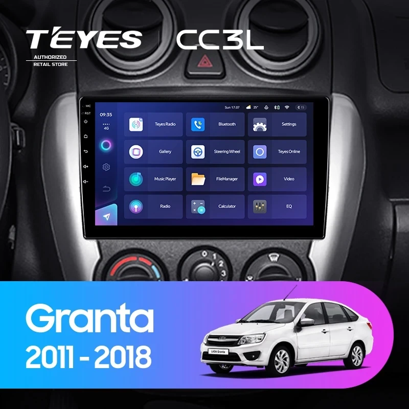 Штатная магнитола Teyes CC3L 4/32 Lada Granta Sport (2011-2018) Тип-B
