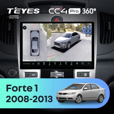 Штатная магнитола Teyes CC4 Pro 360 8/128 Kia Forte 1 (2008-2013) F2 (11")
