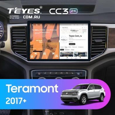 Штатная магнитола Teyes CC3 2K 4/64 Volkswagen Teramont 2017+ (11")
