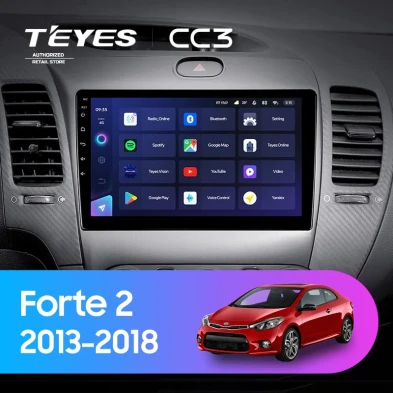 Штатная магнитола Teyes CC3 4/32 Kia Forte 2 (2013-2018) F1 Тип-C