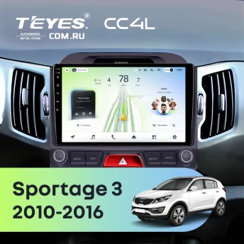 Штатная магнитола Teyes CC4L 6/64 Kia Sportage 3 (2010-2016) F2 Тип-A