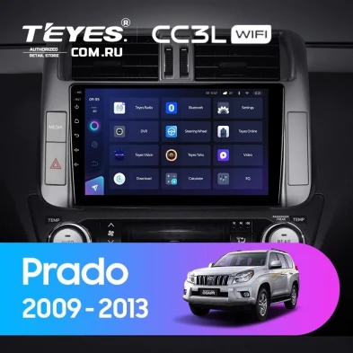 Штатная магнитола Teyes CC3L WiFi 2/32 Toyota Land Cruiser Prado 150 (2009-2013) F1 Тип-C
