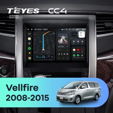 Штатная магнитола Teyes CC4 6/64 Toyota Vellfire (2008-2015)