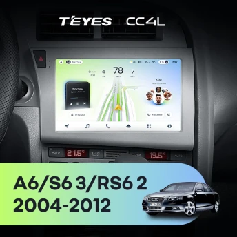 Штатная магнитола Teyes CC4L 6/64 Audi S6 3 (2006-2011)