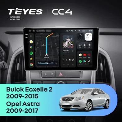 Штатная магнитола Teyes CC4 8/128 Opel Astra J (2009-2017)