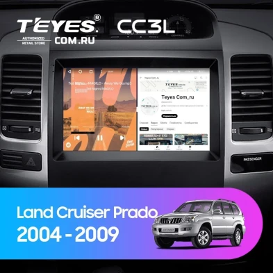 Штатная магнитола Teyes CC3L 4/32 Toyota Land Cruiser Prado 120 (2002-2009) F2