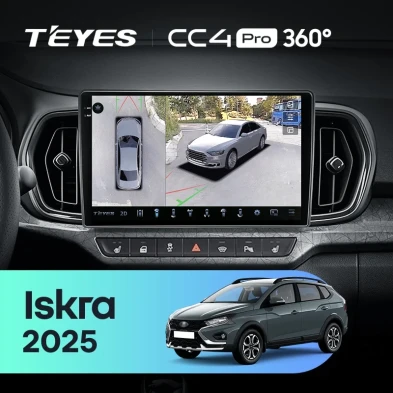 Штатная магнитола Teyes CC4 Pro 360 12/256 LADA Iskra SW Cross (2025-2026) Тип-B