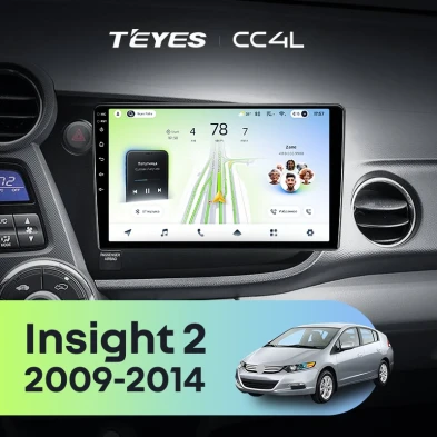 Штатная магнитола Teyes CC4L 6/64 Honda Insight 2 LHD (2009-2014)