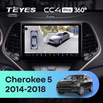 Штатная магнитола Teyes CC4 Pro 360 8/128 Jeep Cherokee 5 KL (2014-2018)