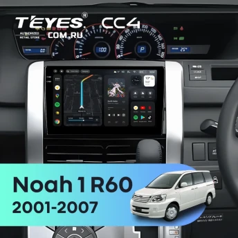 Штатная магнитола Teyes CC4 8/128 Toyota Noah 1 R60 (2001-2007)