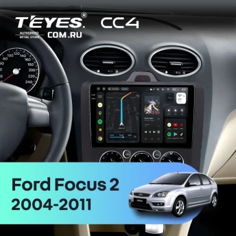 Штатная магнитола Teyes CC4 8/128 Ford Focus 2 (2004-2011) (черная) F1