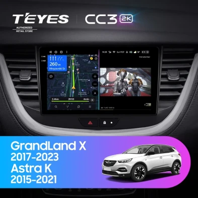 Штатная магнитола Teyes CC3 2K 4/64 Opel Astra K (2015-2021)