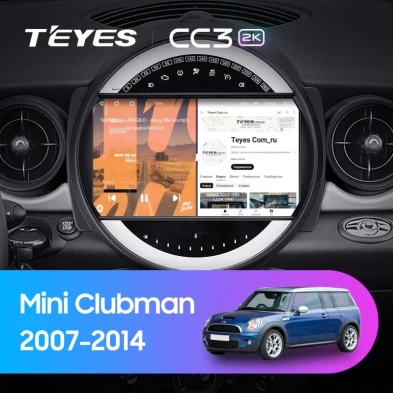 Штатная магнитола Teyes CC3 2K 360 6/128 Mini Clubman 1 R55 (2007-2014) F1
