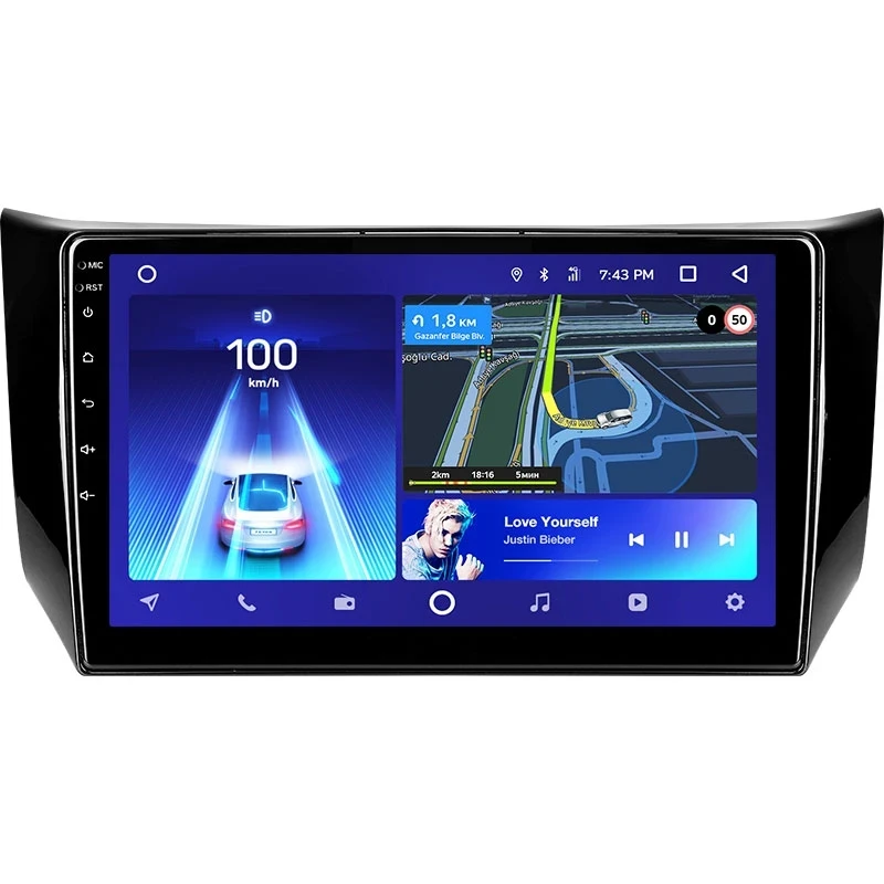 Переходная рамка Nissan Sentra B17 (2012-2017) (10")