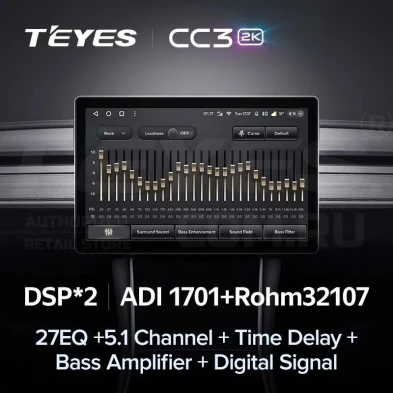 Штатная магнитола Teyes CC3 2K 4/64 Mitsubishi ASX (2016-2026) Тип-B (11")