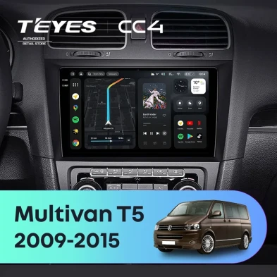 Штатная магнитола Teyes CC4 8/128 Volkswagen Multivan T5 (2009-2015)