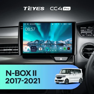 Штатная магнитола Teyes CC4 Pro 12/256 Honda N-BOX 2 JF3/4 (2017-2021) Правый руль